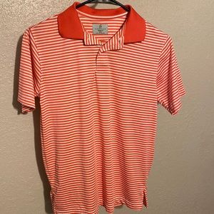Class Club Modern Fit Boys Polo Orange Striped 10/12